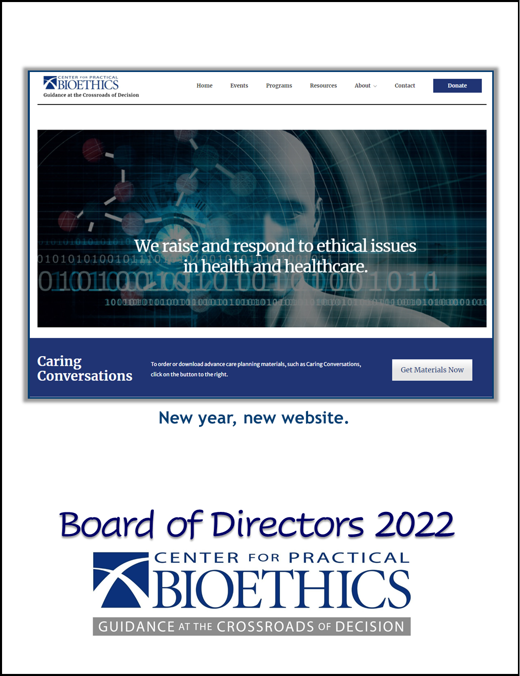 Board Book - Center For Practical Bioethics