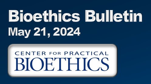 The header image for the Bioethics Bulletin e-newsletter.