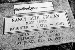 Nancy Cruzan's headstone