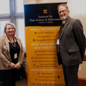 Dr. Jarrett was the keynote speaker at the University of Missouri Data Science Week in Columbia with Dr. Timothy Haithcoat.